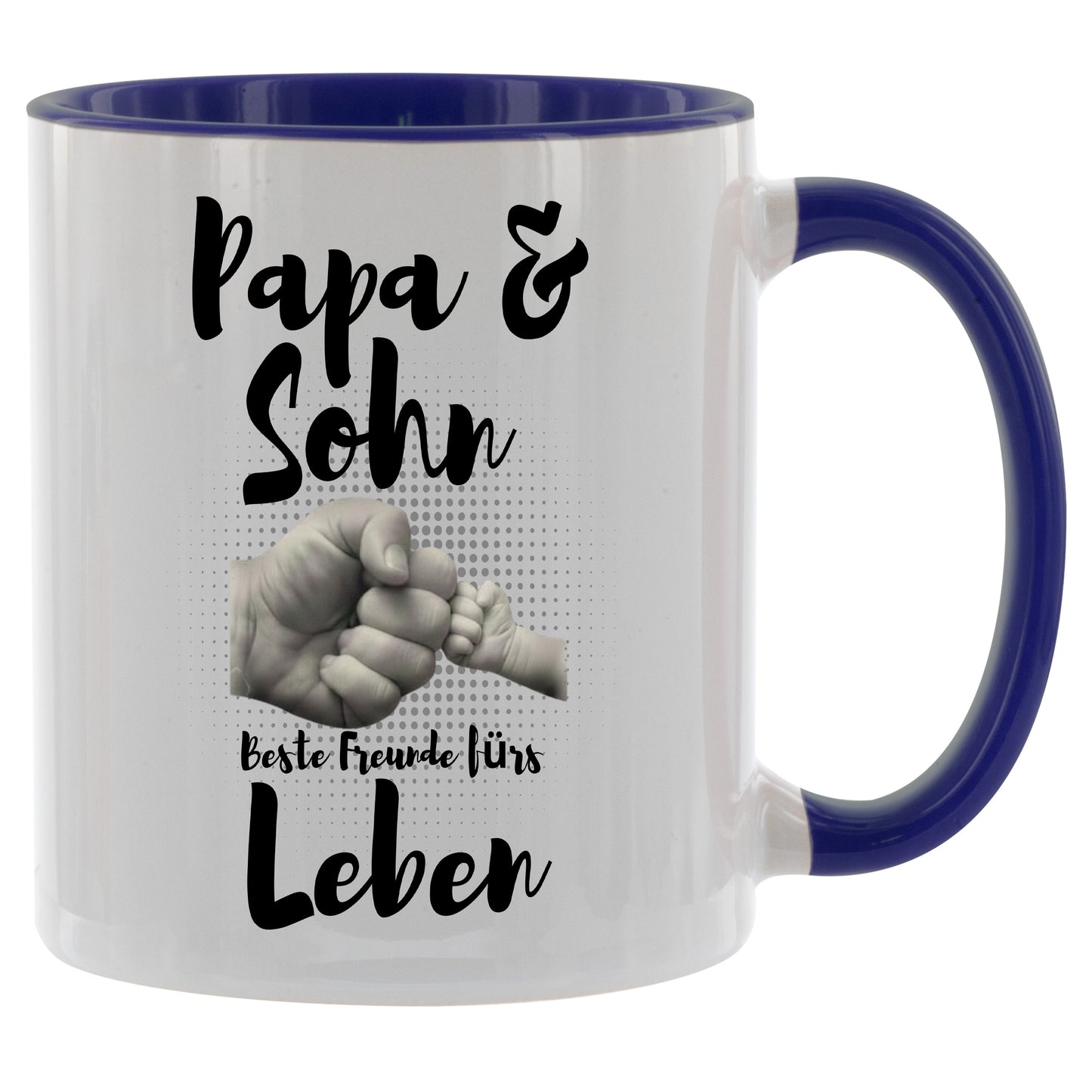 Papa & Sohn - Beste Freunde fürs Leben - Kaffeetasse verschiedene Farben - 330ml