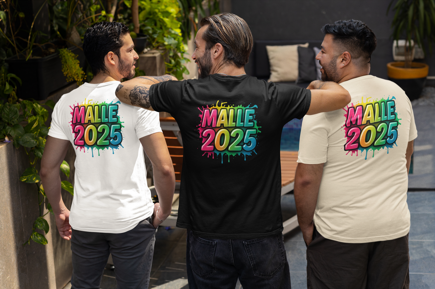 Malle 2025 - Rückendruck - T-Shirt