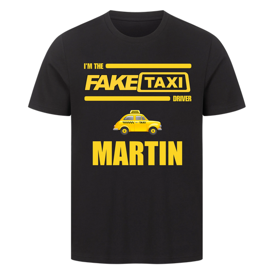Fake Taxi Driver mit Name - Premium T-Shirt