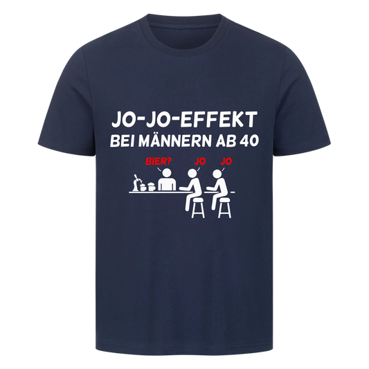 Jo-Jo-Effekt bei Männern ab Wunschzahl - Premium T-Shirt Männer / Unisex personalisiert