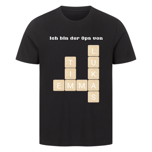 Ich bin der Opa von - Scrabble - Premium T-Shirt Men