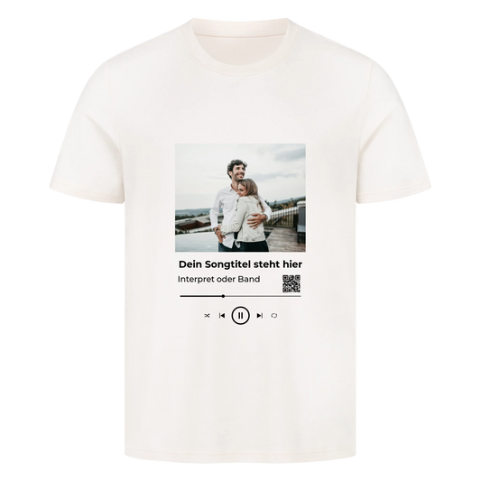 Dein Foto und Song - Premium T-Shirt Männer / Unisex personalisiert