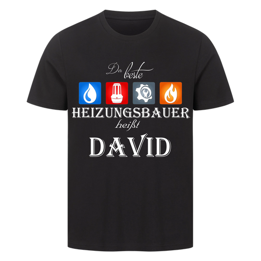Der beste Heizungsbauer heißt ... - T-Shirt Männer / Unisex personalisiert