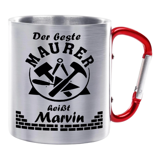 Edelstahltasse
