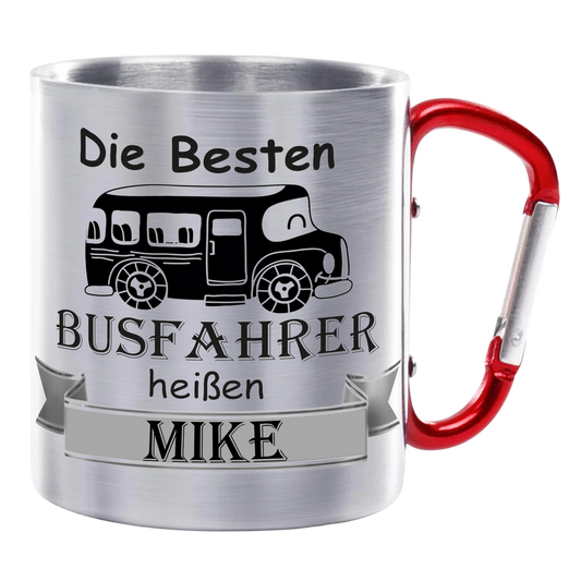 Edelstahltasse