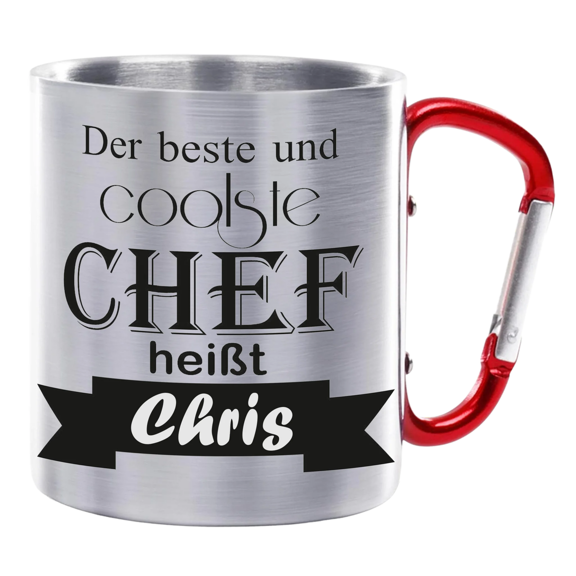 Edelstahltasse