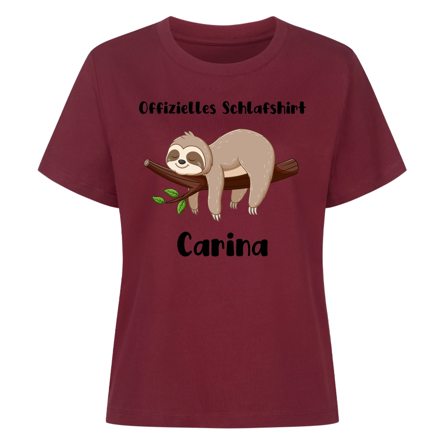 Offizielles Schlafshirt mit Wunschnamen - Premium T-Shirt Woman