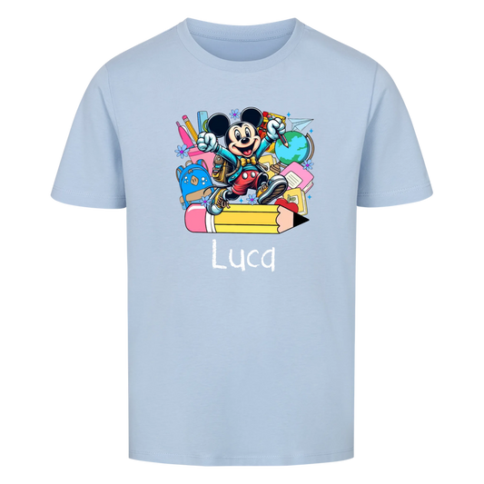 Schulkind mit verschiedenen Motiven - Kinder T-Shirt