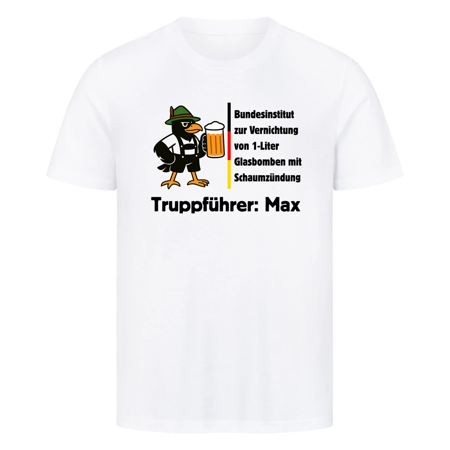 Bundesinstitut zur Vernichtung von 1-Liter Glasbomben - Premium Shirt Man