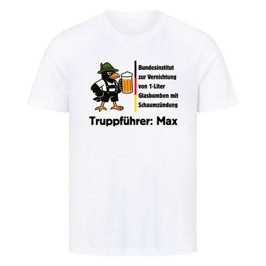 Bundesinstitut zur Vernichtung von 1-Liter Glasbomben - Premium Shirt Man