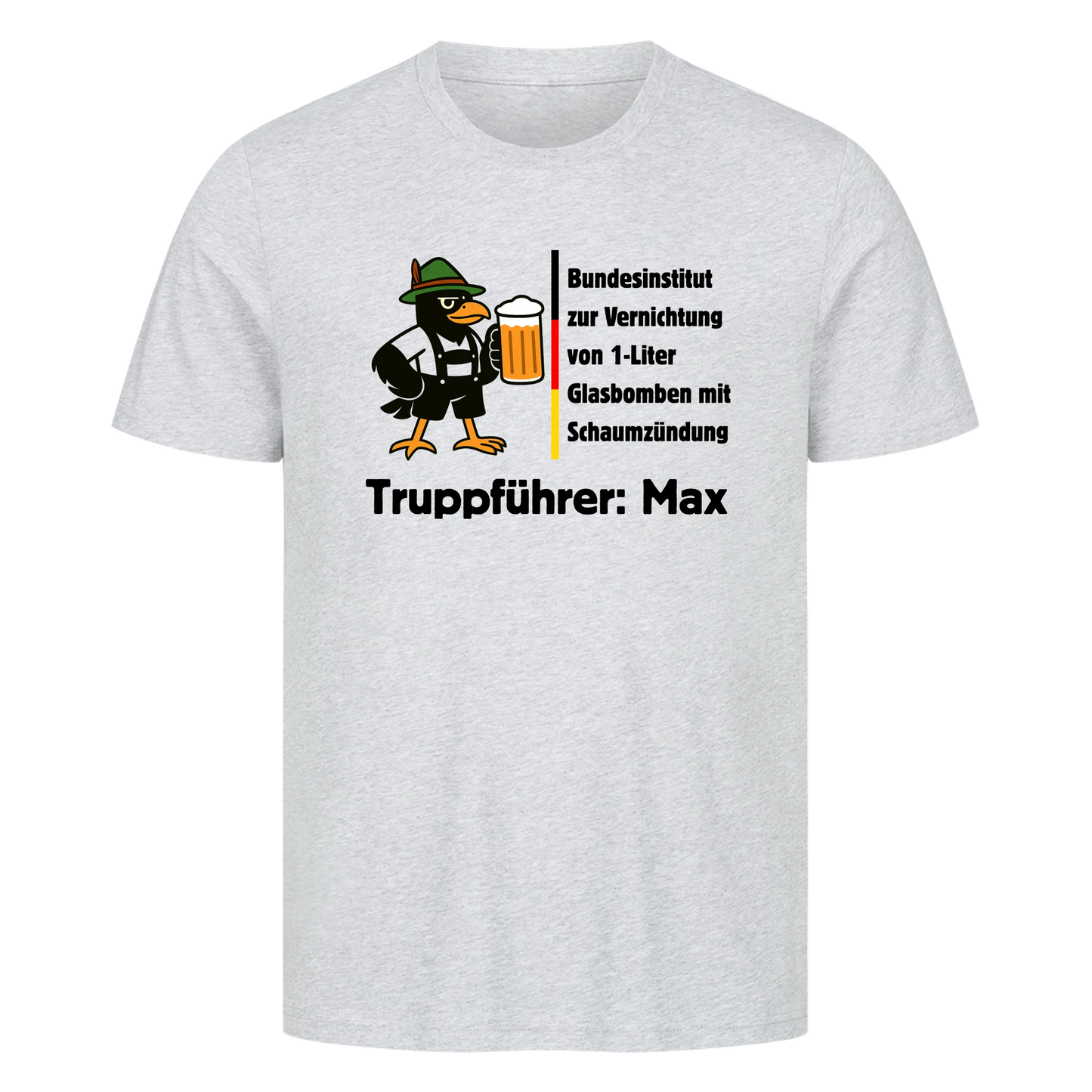 Bundesinstitut zur Vernichtung von 1-Liter Glasbomben - Premium Shirt Man