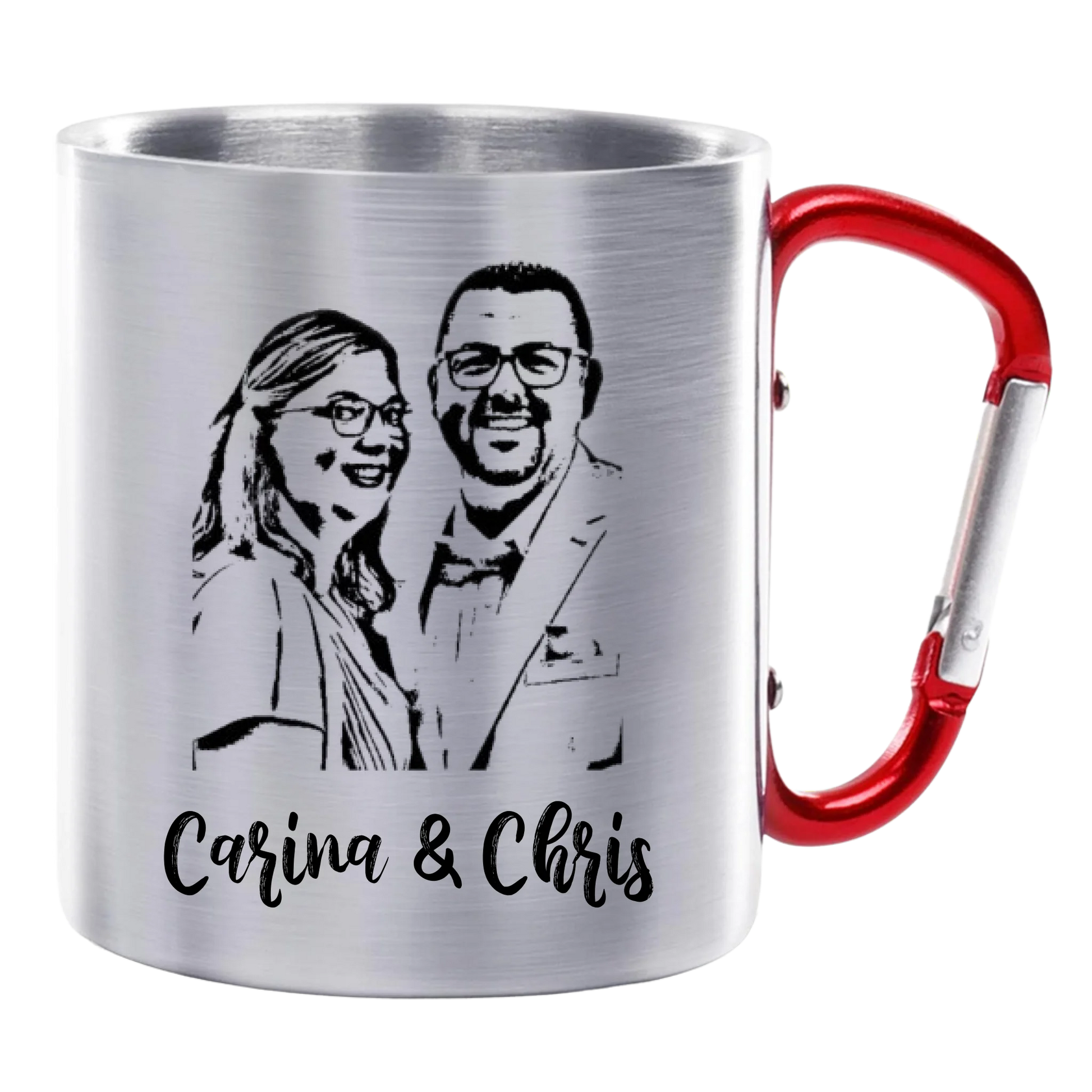 Edelstahltasse