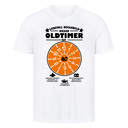 Liebevoll behandeln. Dieser Oldtimer ist (Wunschalter) - Premium T-Shirt Man