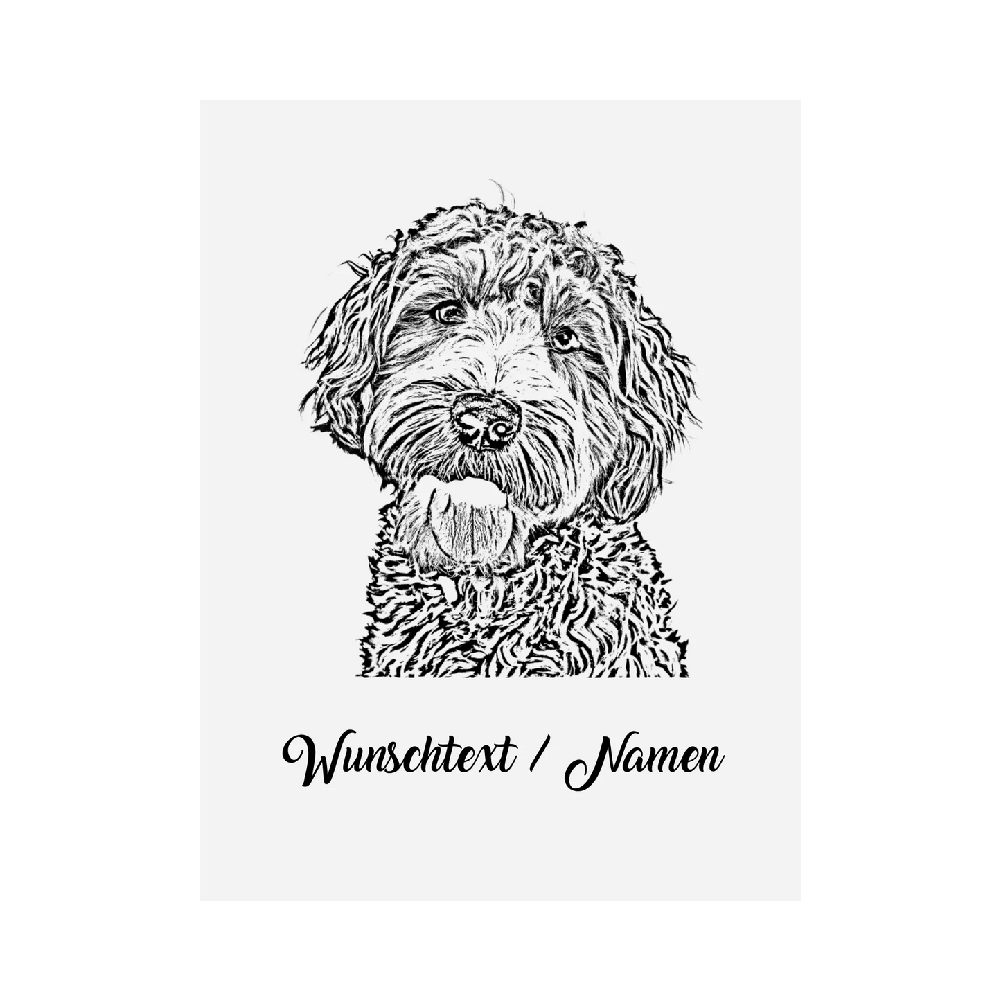 Hund Karikatur - Poster in verschiedenen Größen