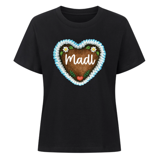 Lebkuchenherz mit Wunschtext / Name - Premium T-Shirt Woman