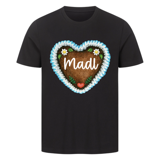 Lebkuchenherz mit Wunschtext / Name - Premium T-Shirt Männer