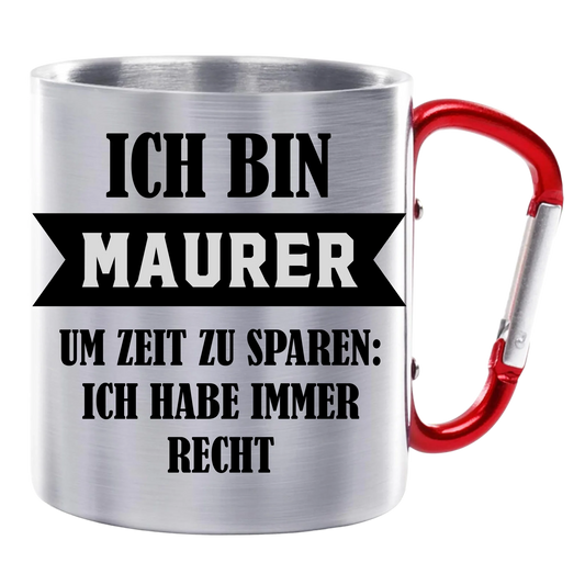 Edelstahltasse