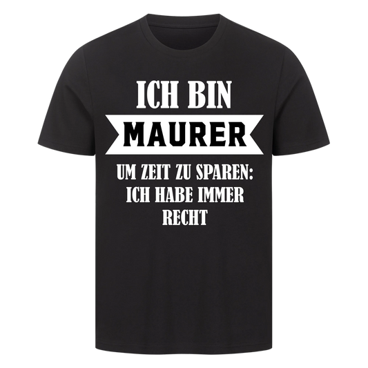 Ich bin Wunschberuf - ich habe immer Recht - Premium T-Shirt Männer / Unisex personalisiert