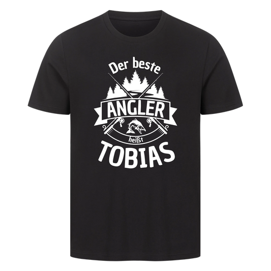 Der beste Angler heißt Wunschname - Premium T-Shirt Männer personalisiert