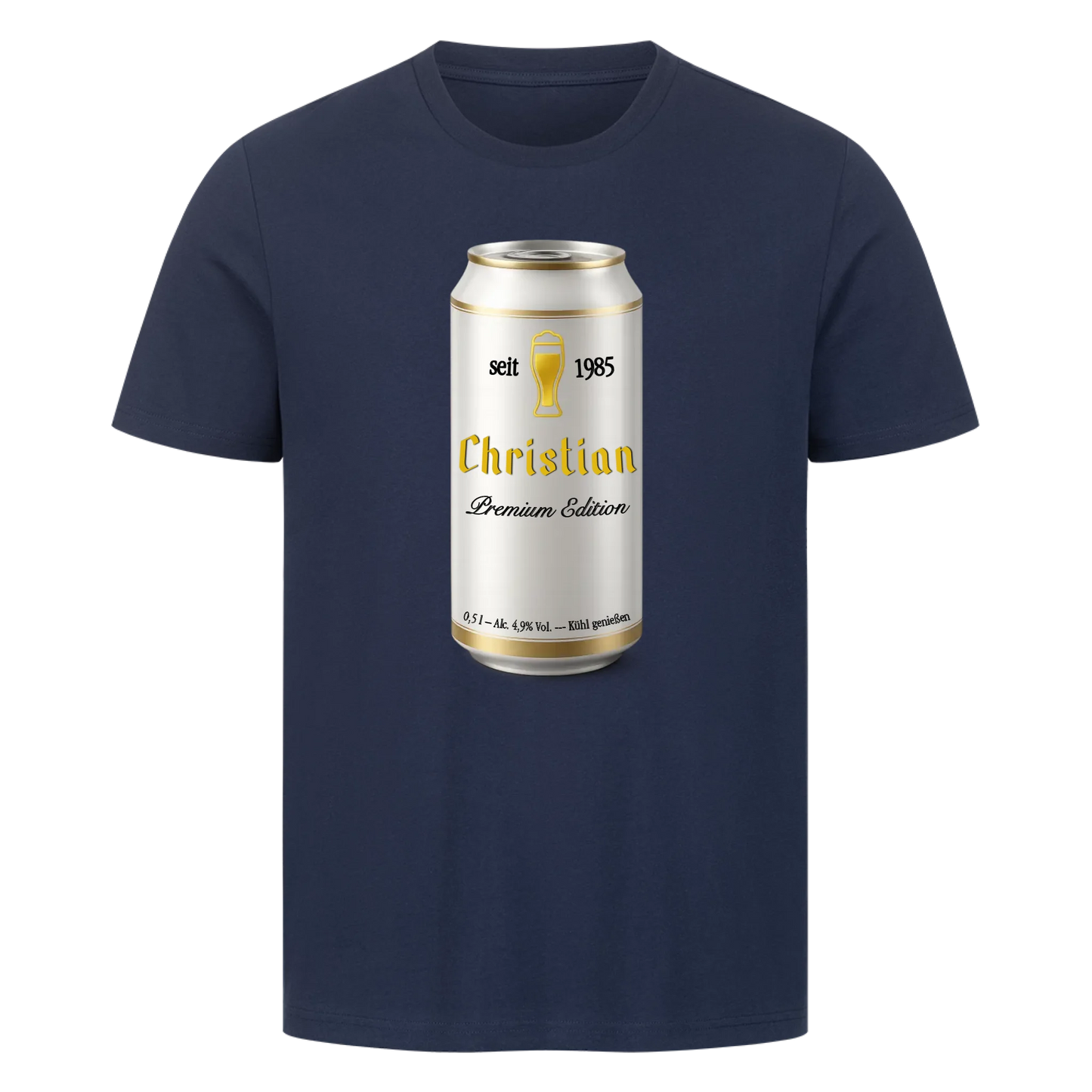 Bierdose personalisiert - Premium T-Shirt Männer / Unisex