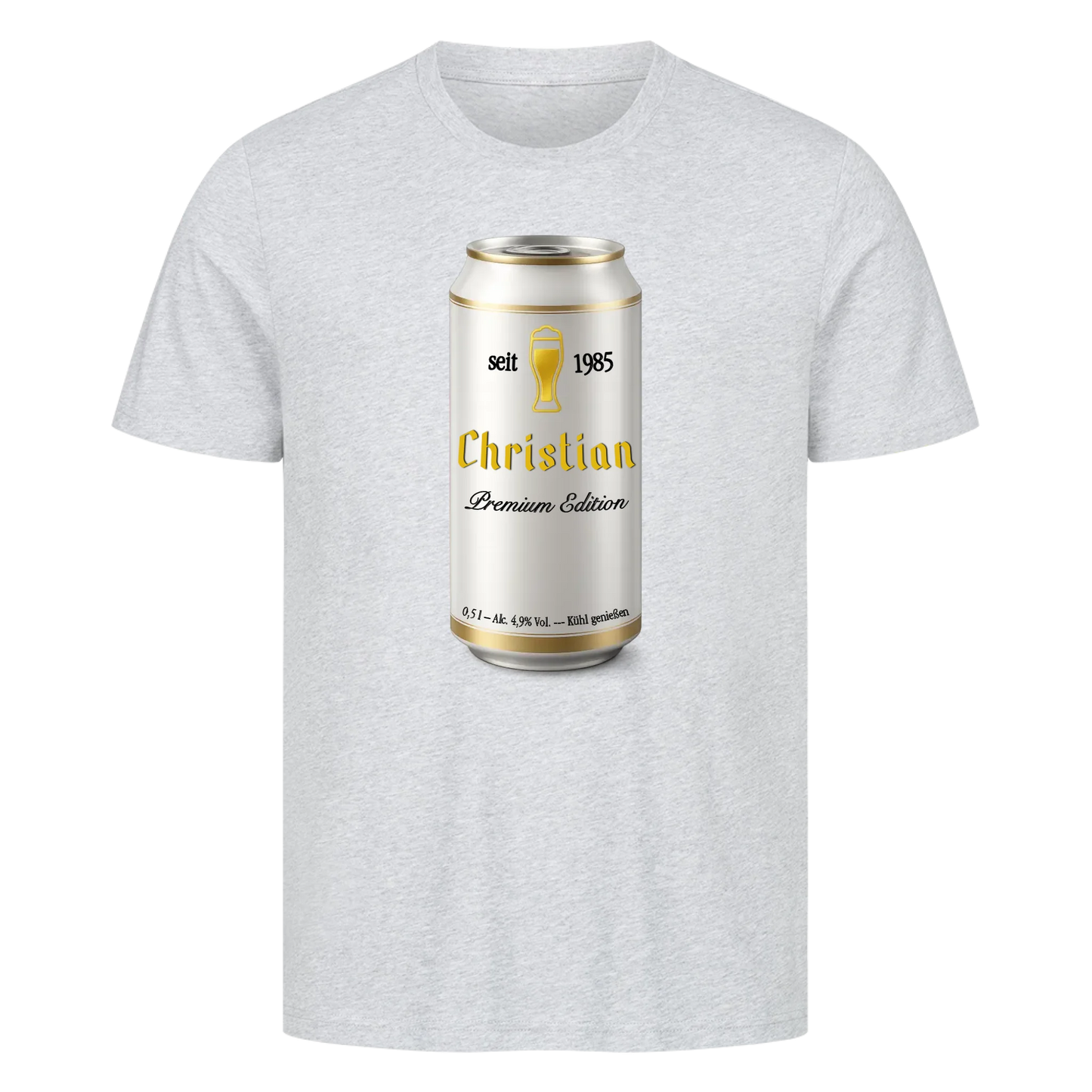 Bierdose personalisiert - Premium T-Shirt Männer / Unisex