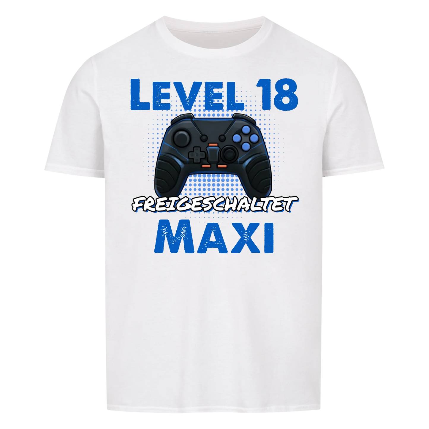 Level 18 freigeschaltet - T-Shirt Unisex - personalisiert