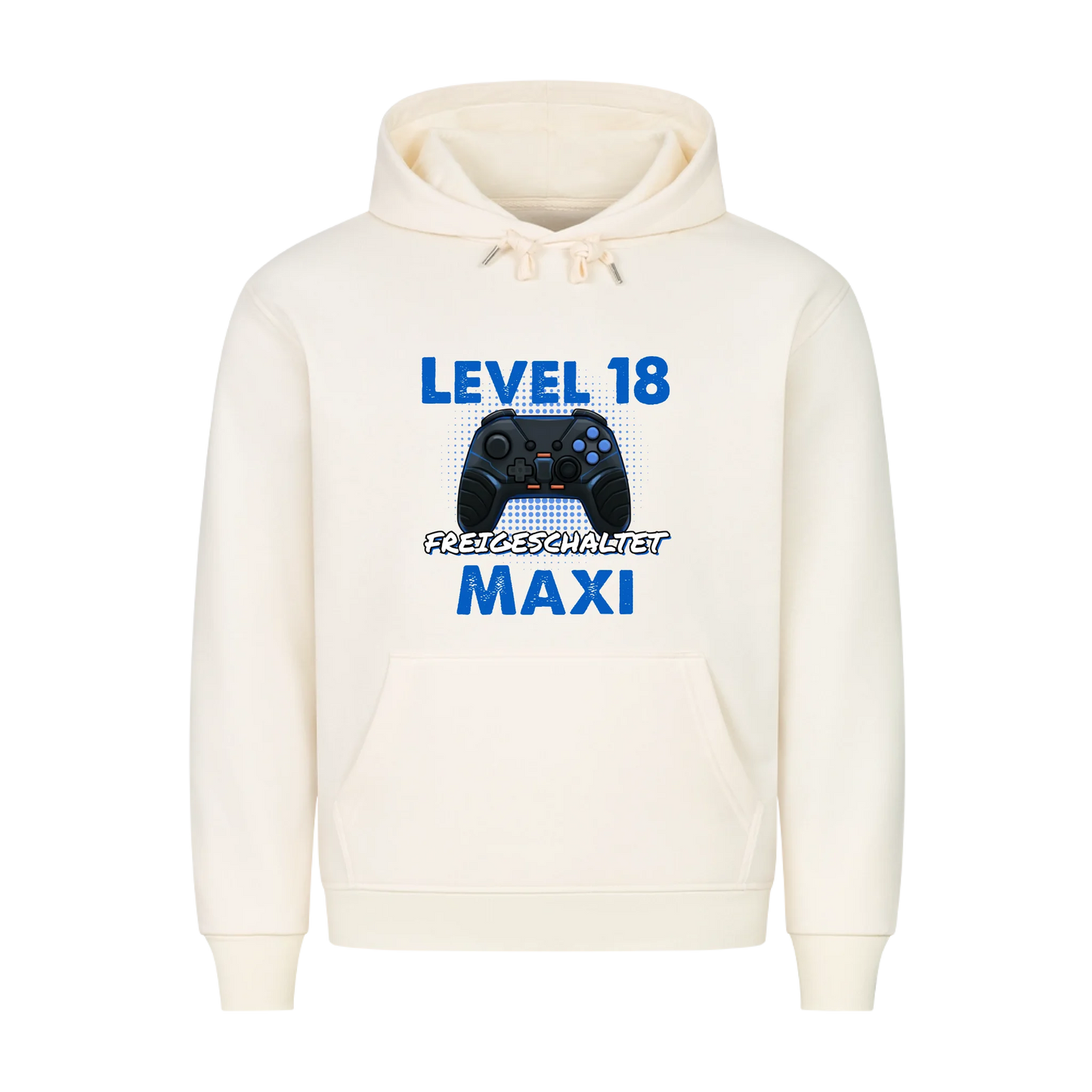 Level 18 freigeschaltet - Premium Hoodie - personalisiert