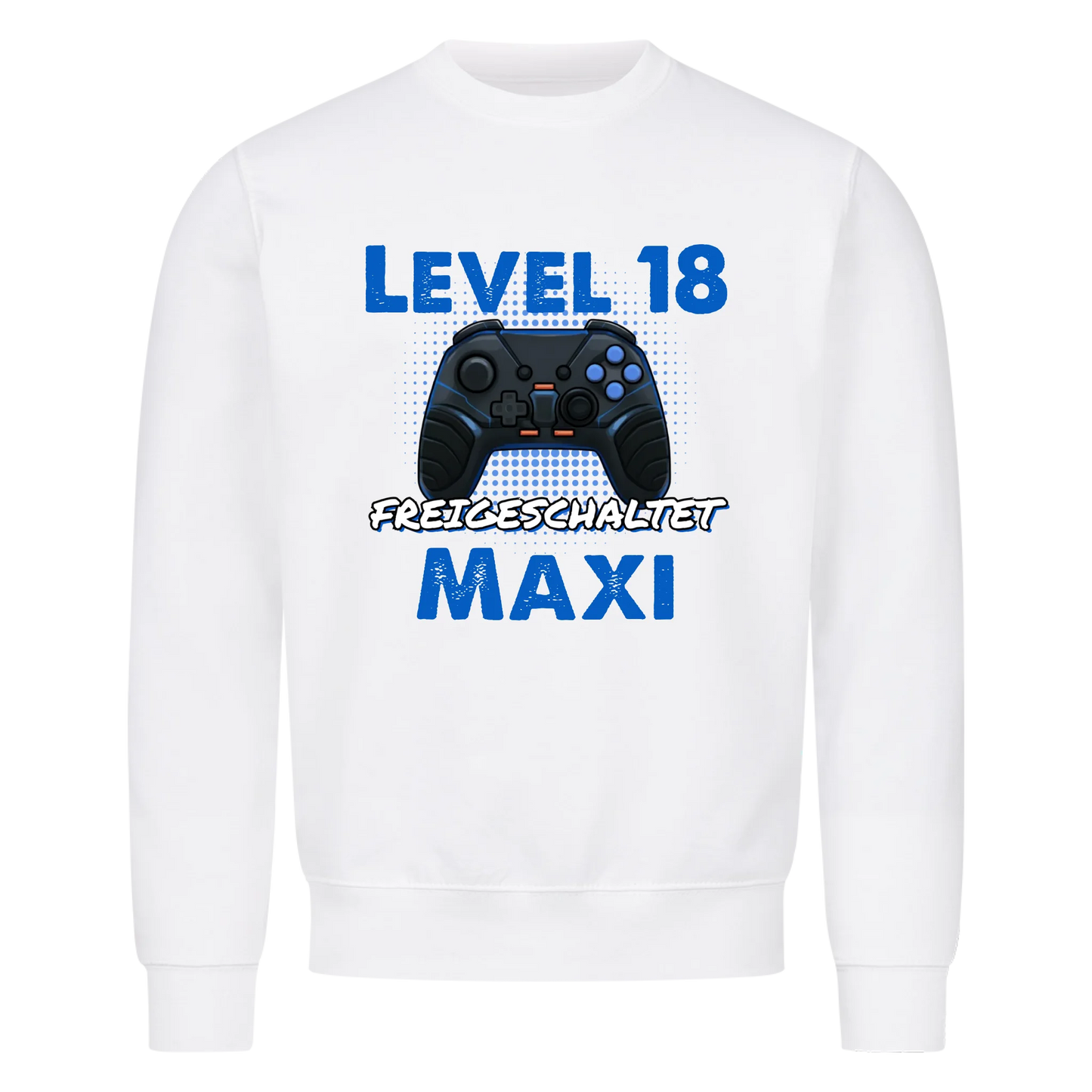 Level 18 freigeschaltet - Sweatshirt - personalisiert