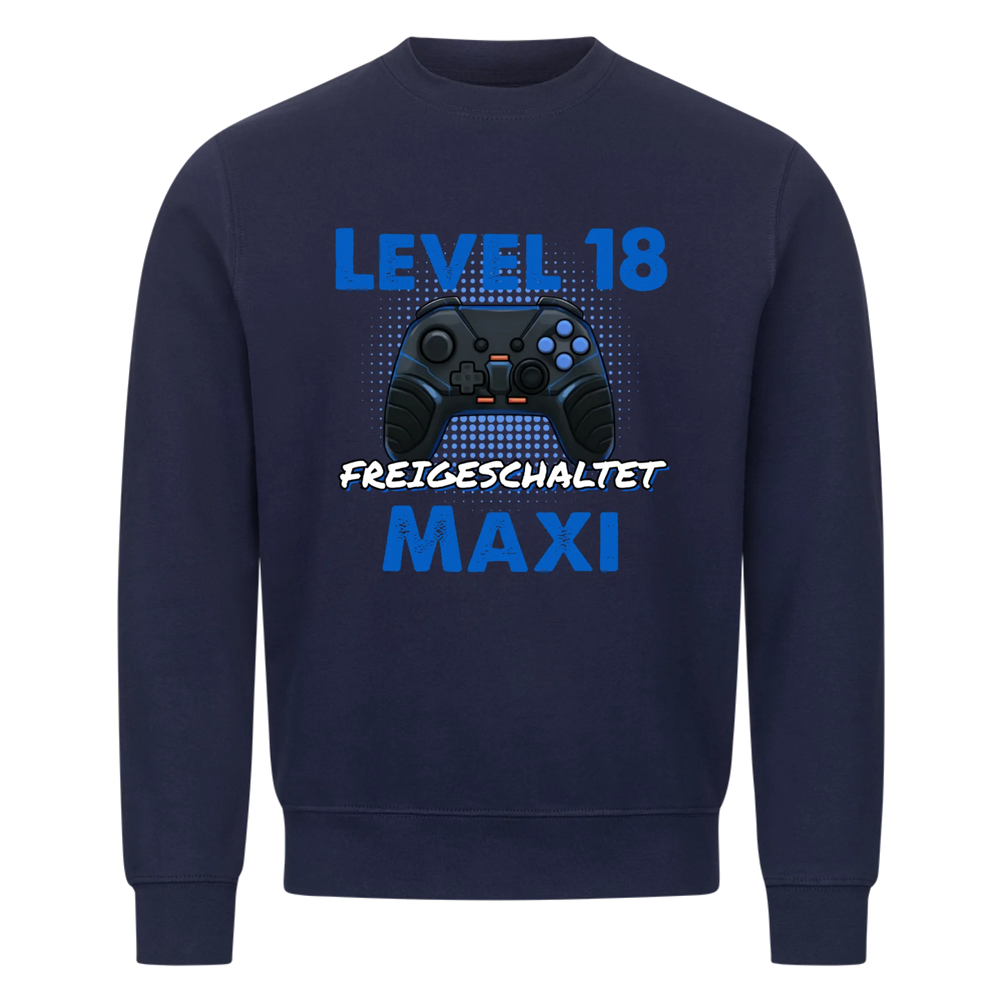 Level 18 freigeschaltet - Sweatshirt - personalisiert