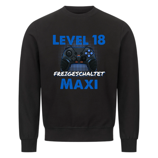 Level 18 freigeschaltet - Sweatshirt - personalisiert