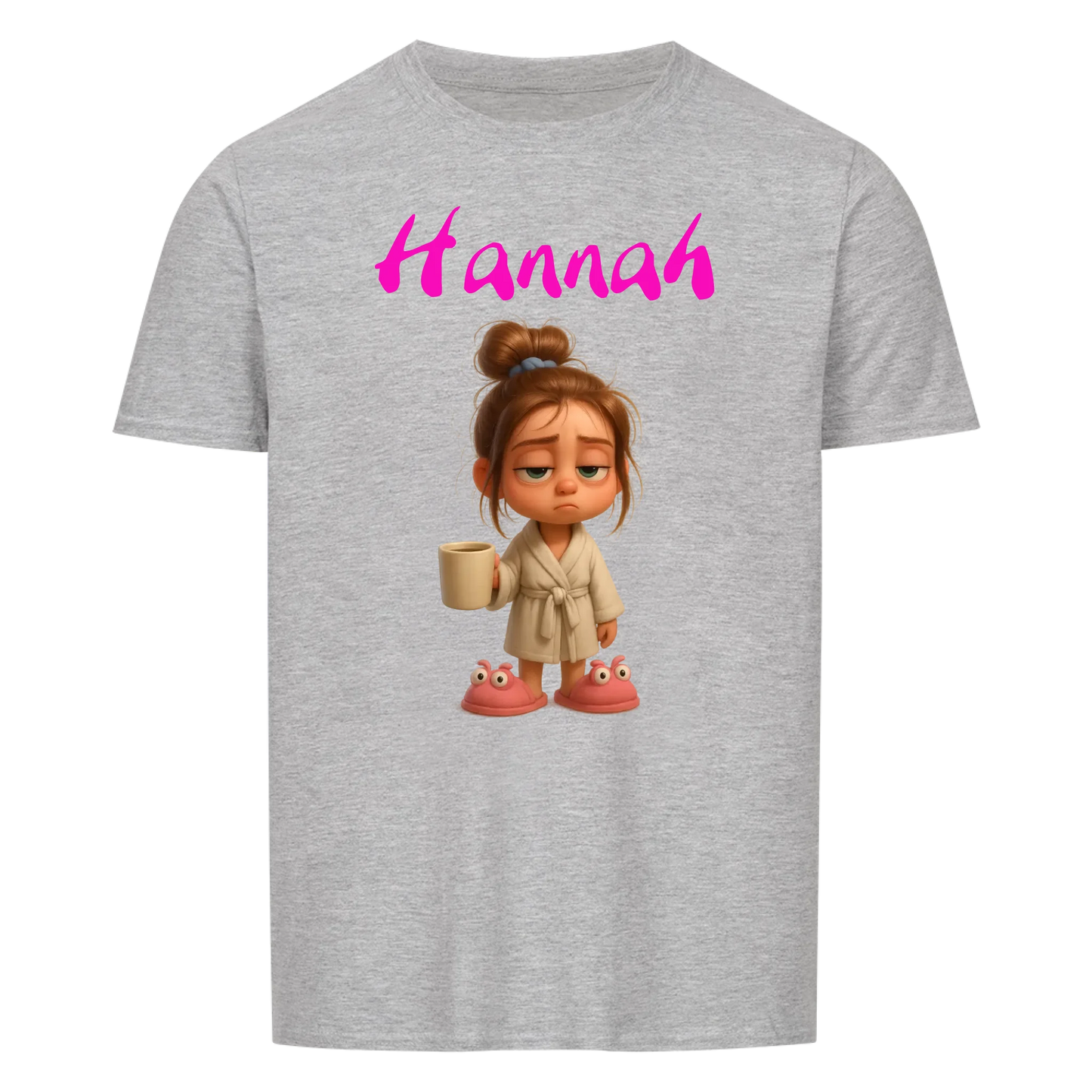 Frau / Mann - Müde mit Wunschnamen - T-Shirt Unisex für Männer und Frauen - Personalisiert