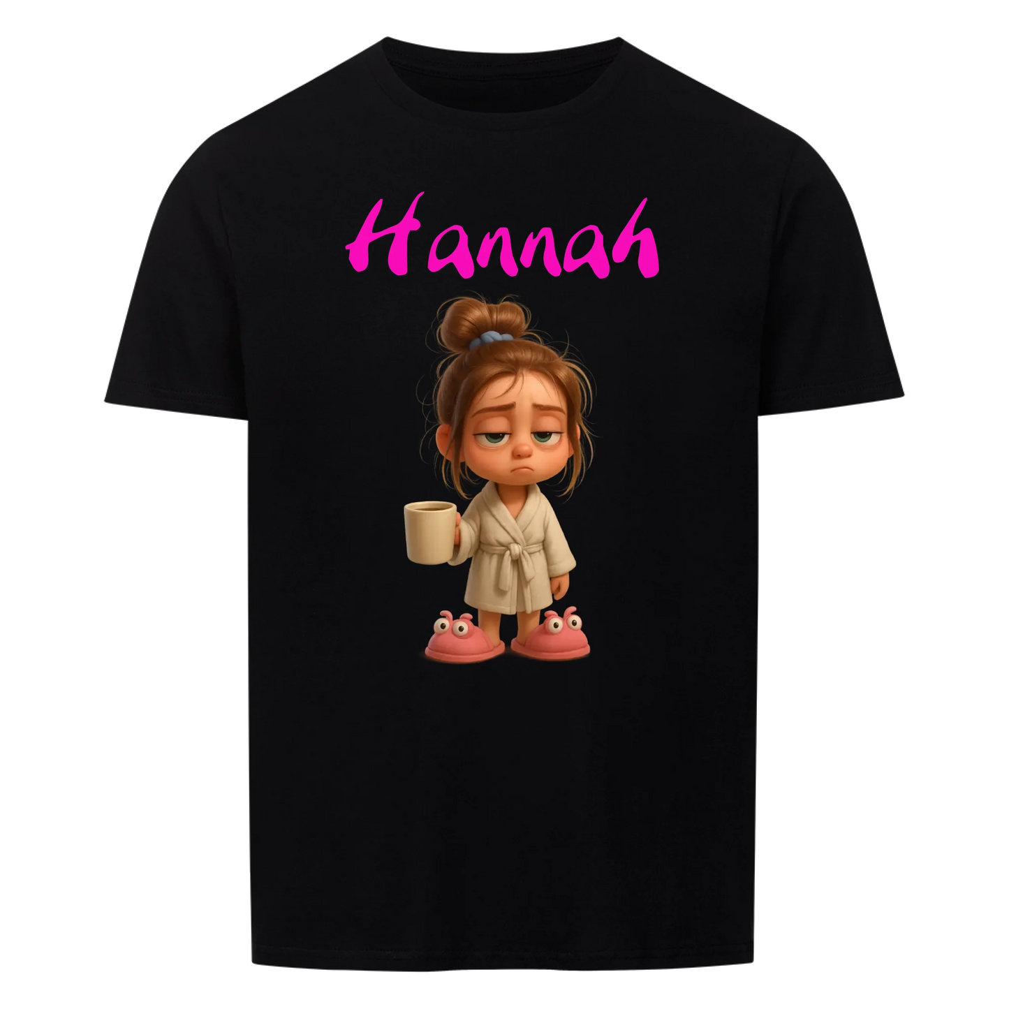 Frau / Mann - Müde mit Wunschnamen - T-Shirt Unisex für Männer und Frauen - Personalisiert