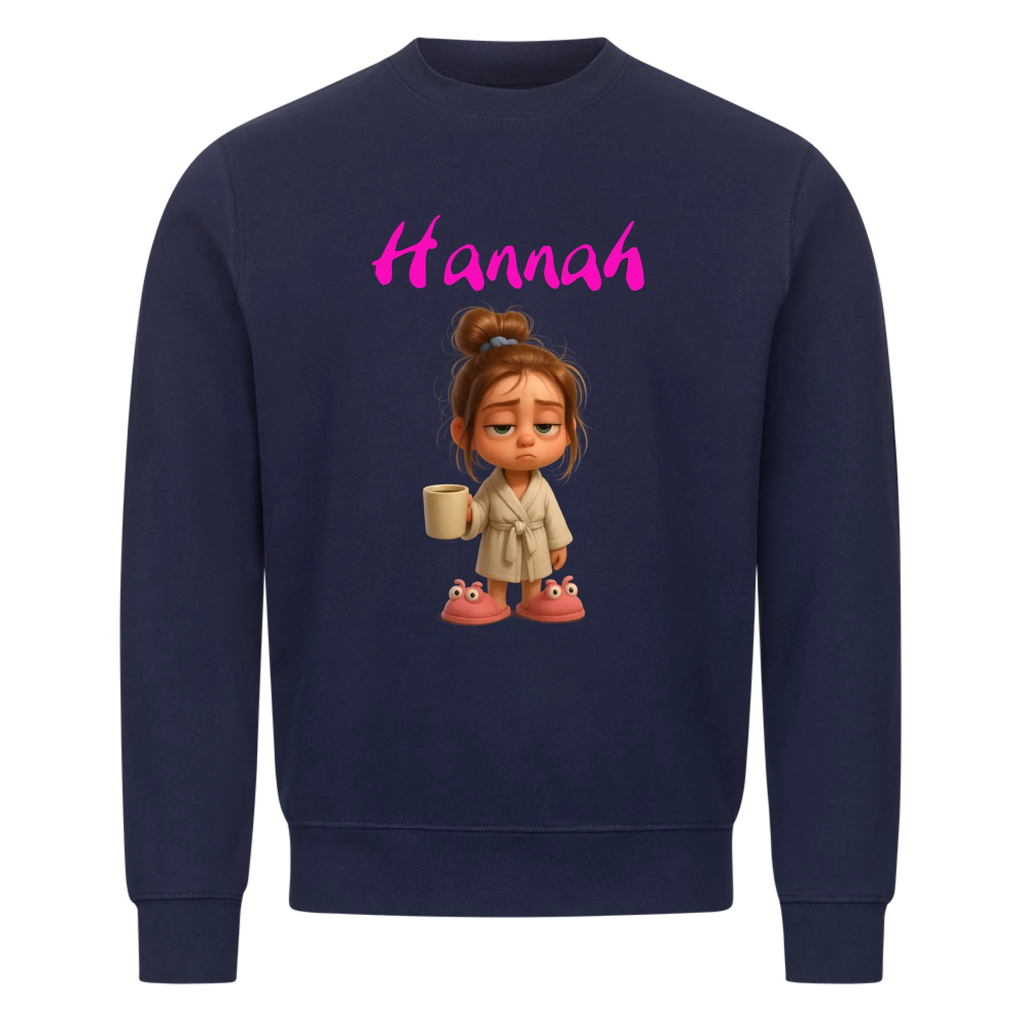 Frau / Mann - Müde mit Wunschnamen - Sweatshirt - personalisiert