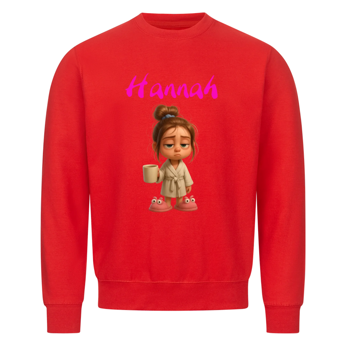 Frau / Mann - Müde mit Wunschnamen - Sweatshirt - personalisiert