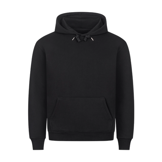 Valentinstag Herz mit Initialen & Datum - Premium Hoodie - Rückendruck - personalisiert