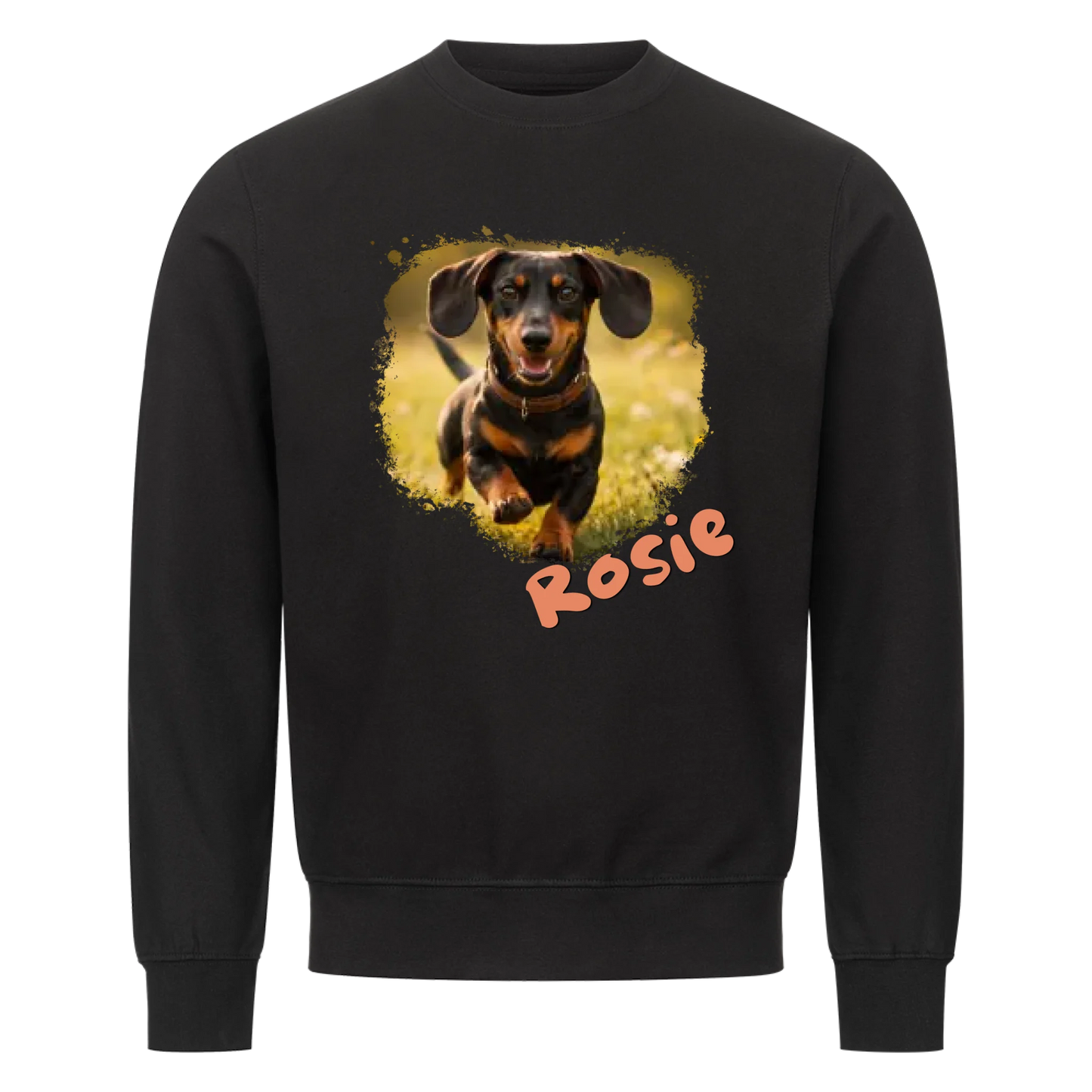 Personalisiertes Haustier - Sweatshirt / Pulli mit Foto und Name