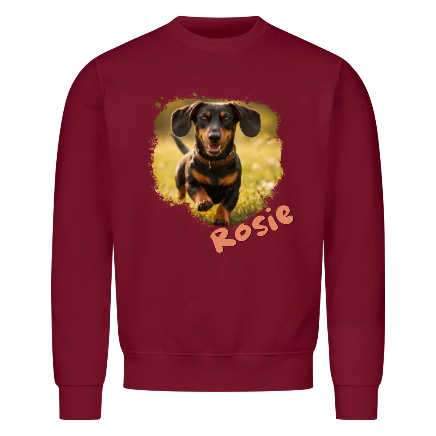 Personalisiertes Haustier - Sweatshirt / Pulli mit Foto und Name