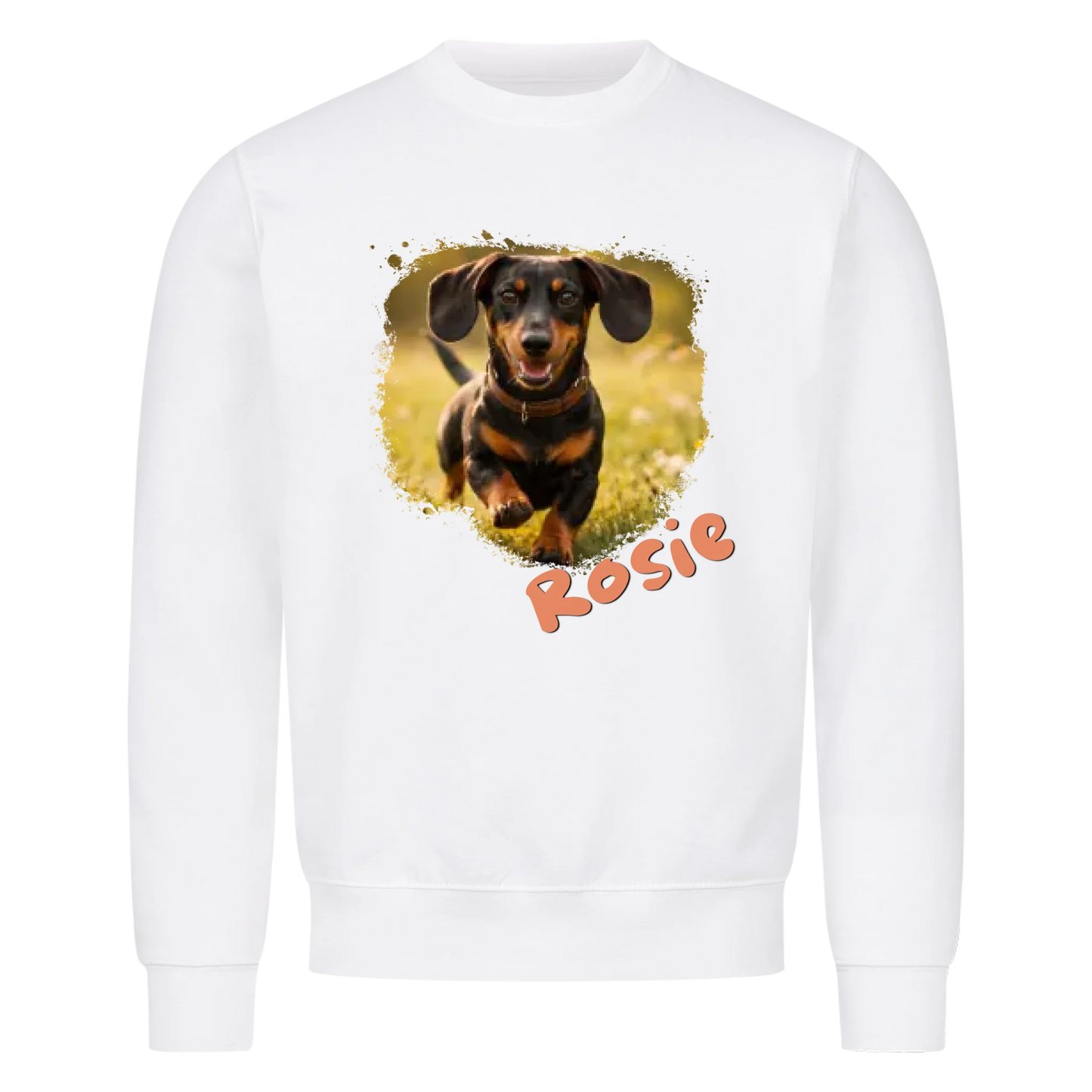 Personalisiertes Haustier - Sweatshirt / Pulli mit Foto und Name
