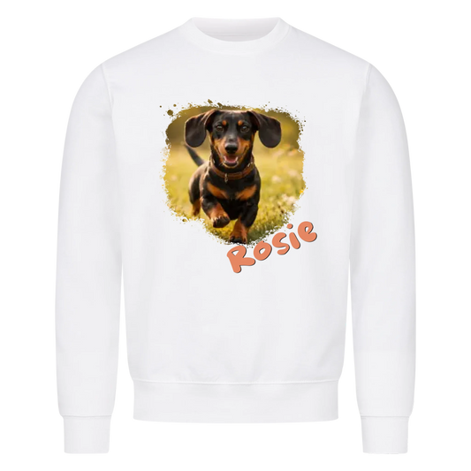 Personalisiertes Haustier - Sweatshirt / Pulli mit Foto und Name