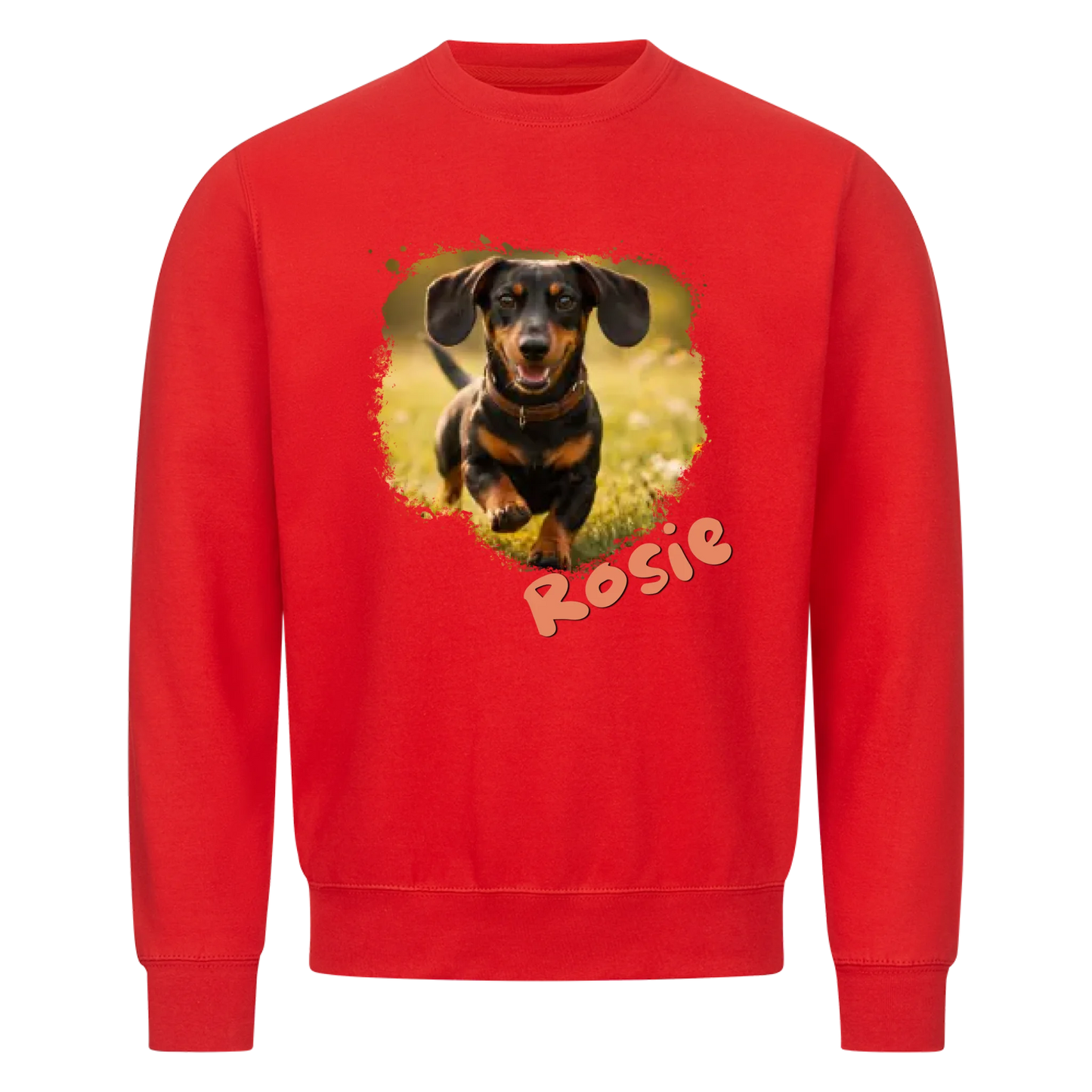 Personalisiertes Haustier - Sweatshirt / Pulli mit Foto und Name