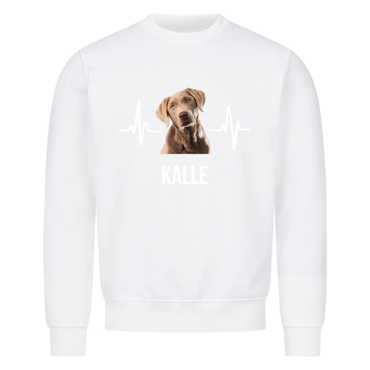 Personalisiertes Haustier mit Hintergrundentfernung - Sweatshirt / Pulli mit Foto und Name