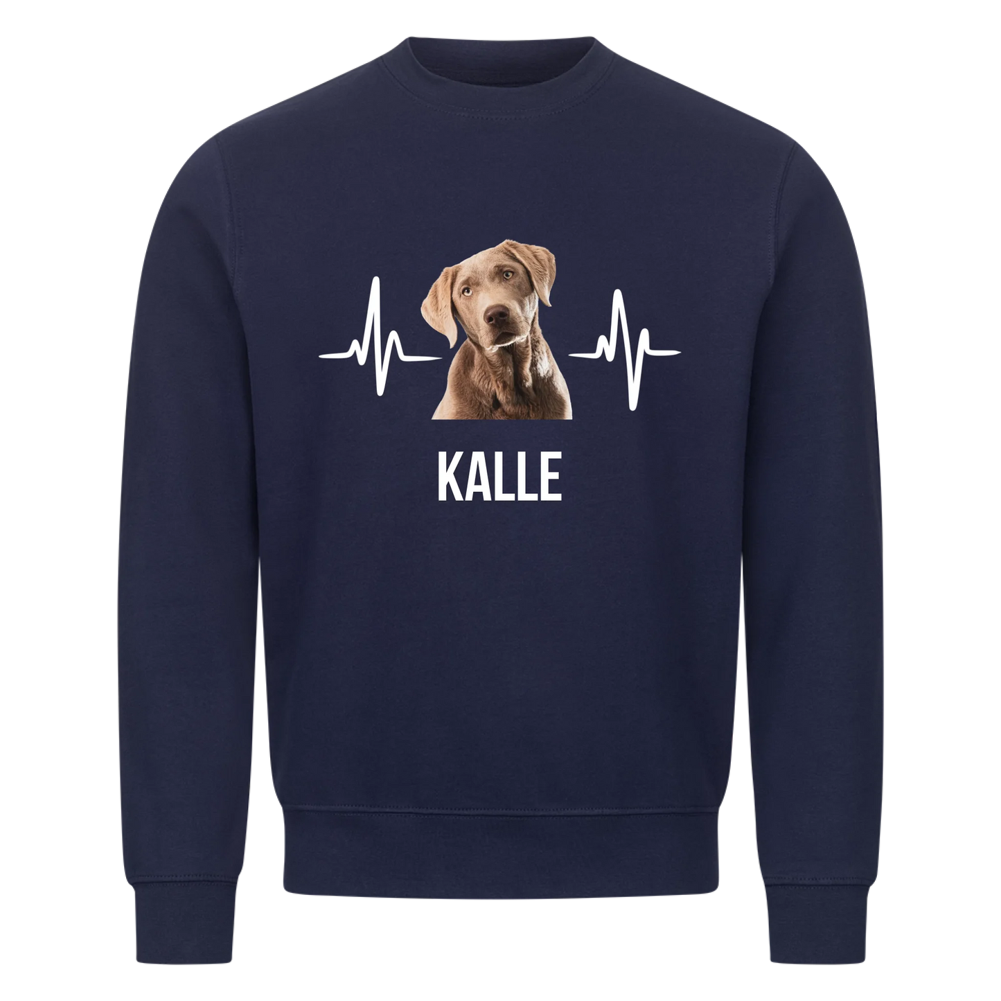 Personalisiertes Haustier mit Hintergrundentfernung - Sweatshirt / Pulli mit Foto und Name