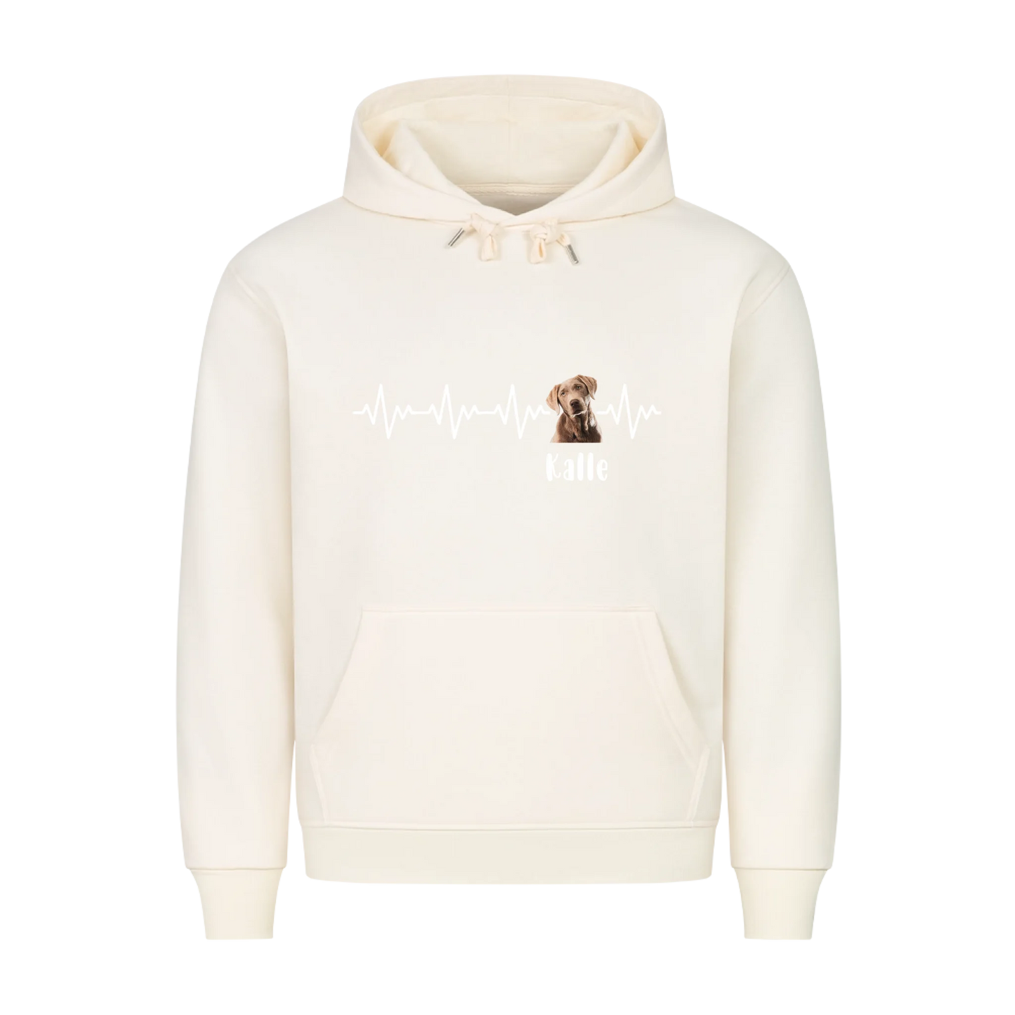 Trage deinen besten Freund immer am Herzen | Haustier - Premium Hoodie - Frontdruck