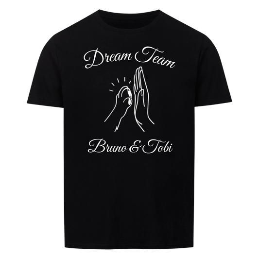 Paw and Hand | Dream Team Pet Dog Cat -- Personalized T-Shirt - Unisex for Men and Women