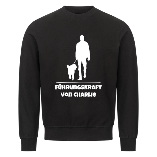 Führungskraft mit Namen - Sweatshirt / Pulli mit Namen personalisiert