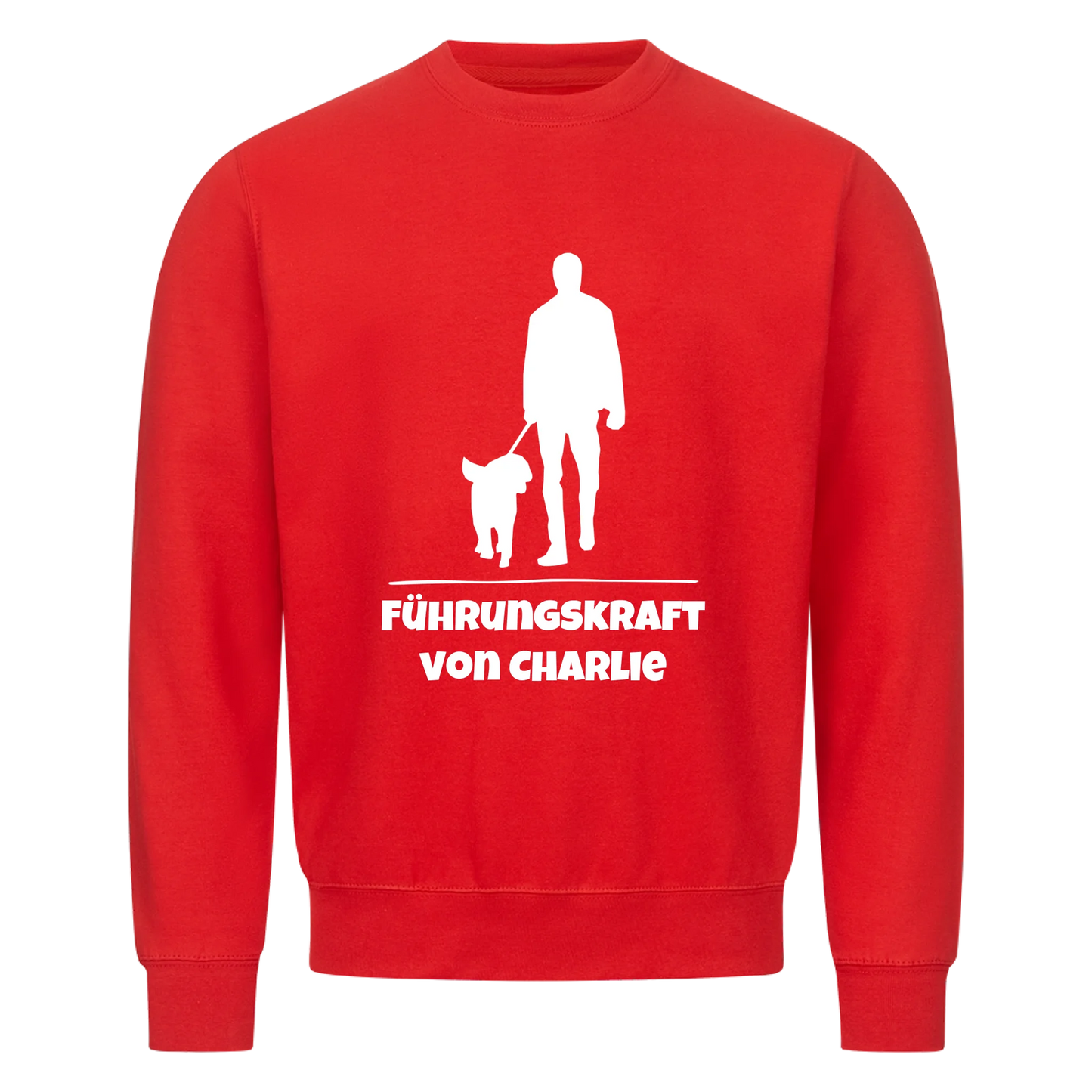Führungskraft mit Namen - Sweatshirt / Pulli mit Namen personalisiert