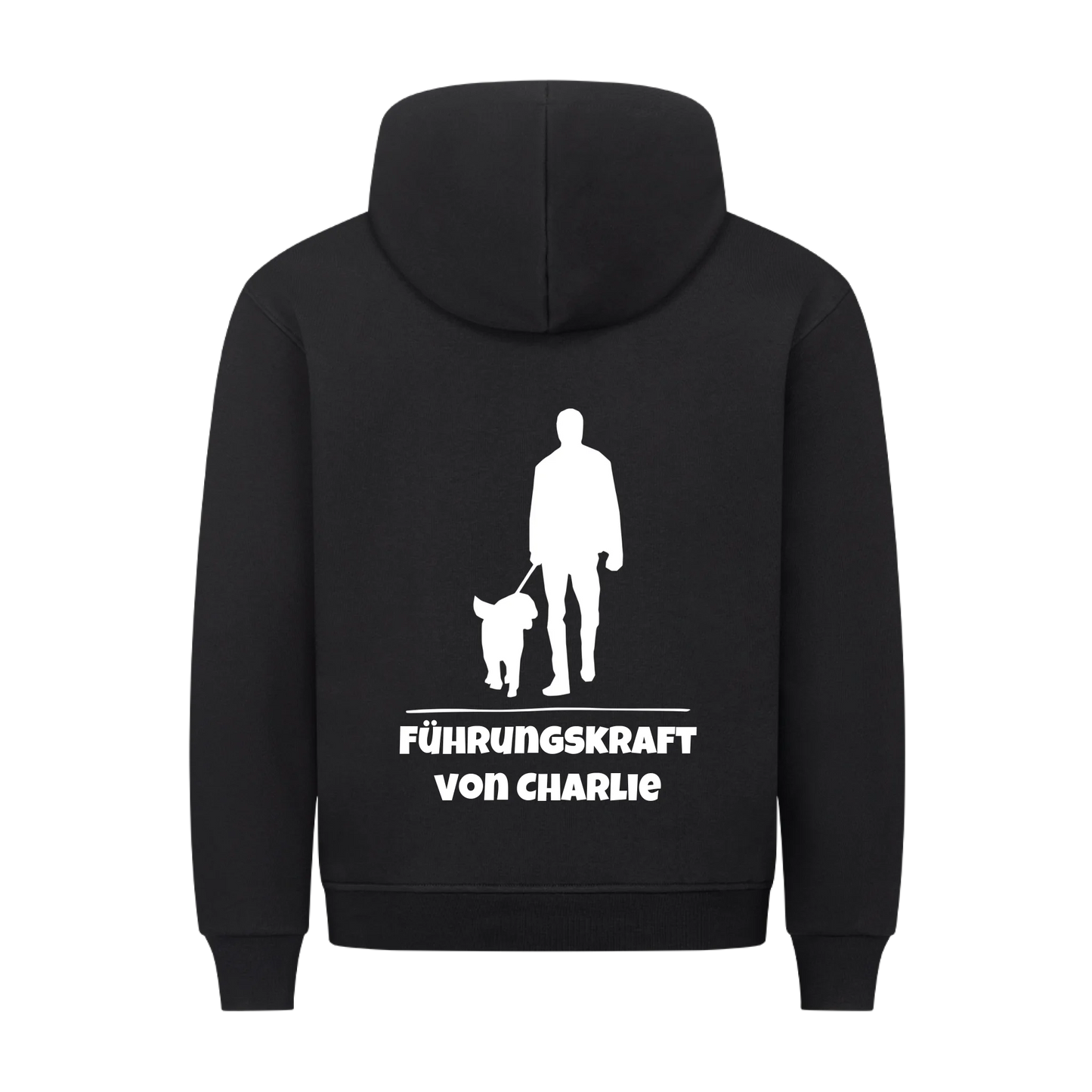 Führungskraft mit Namen - Hoodie Rückendruck mit Namen personalisiert