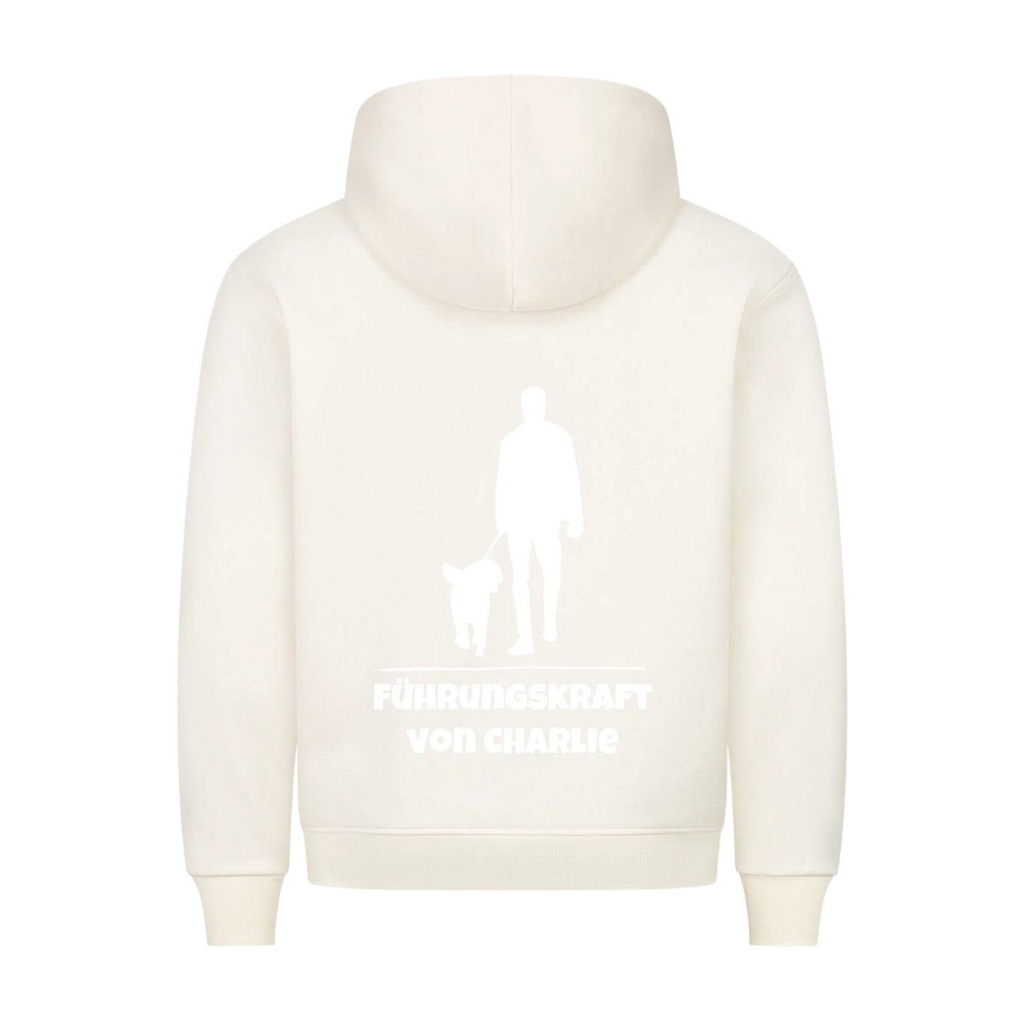 Führungskraft mit Namen - Hoodie Rückendruck mit Namen personalisiert