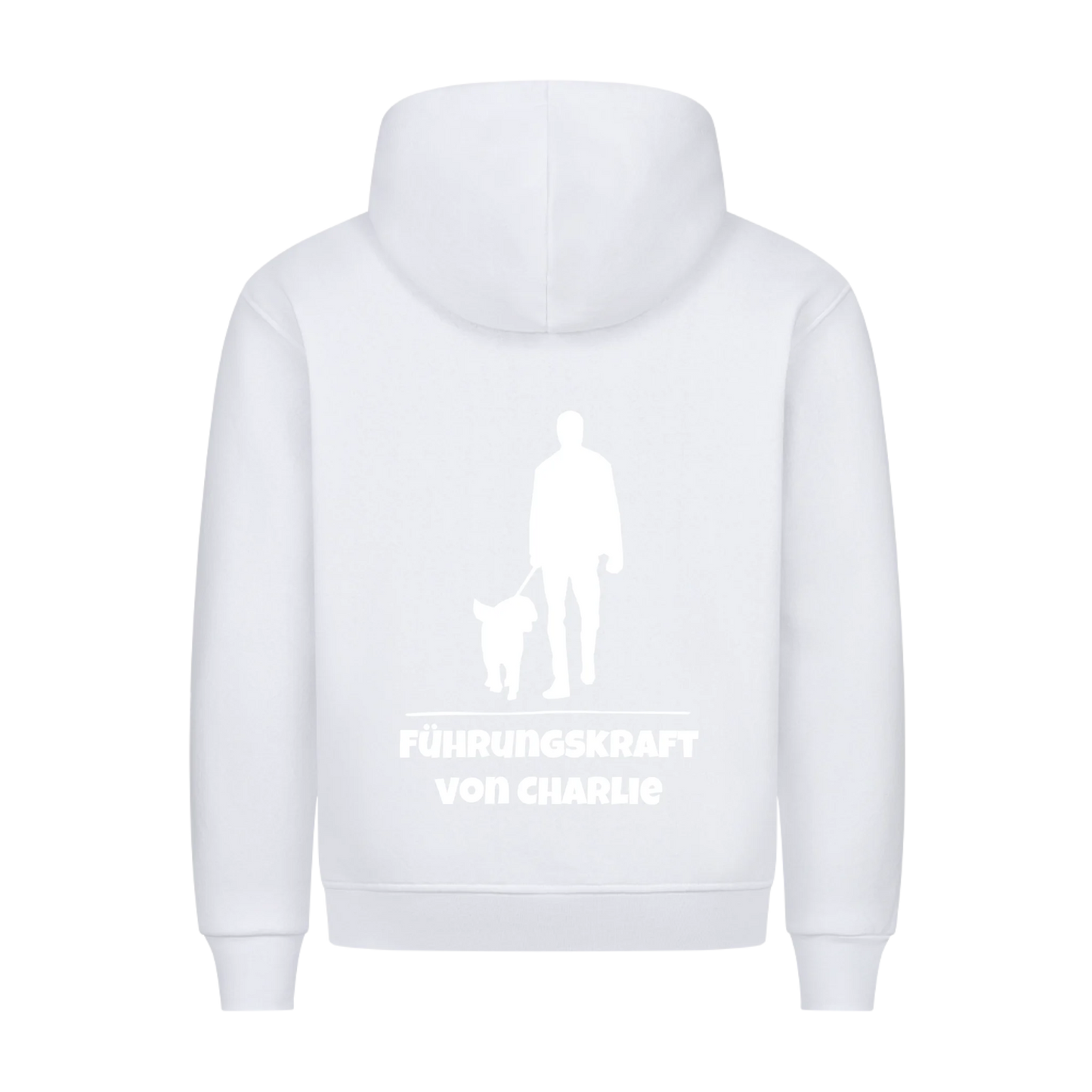 Führungskraft mit Namen - Hoodie Rückendruck mit Namen personalisiert