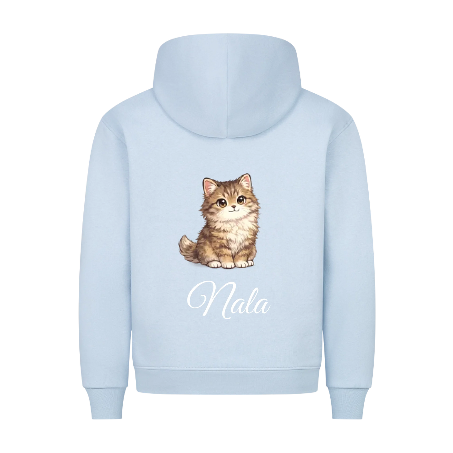 Dein Haustier im Cute Cartoon Stil - Hoodie Rückendruck